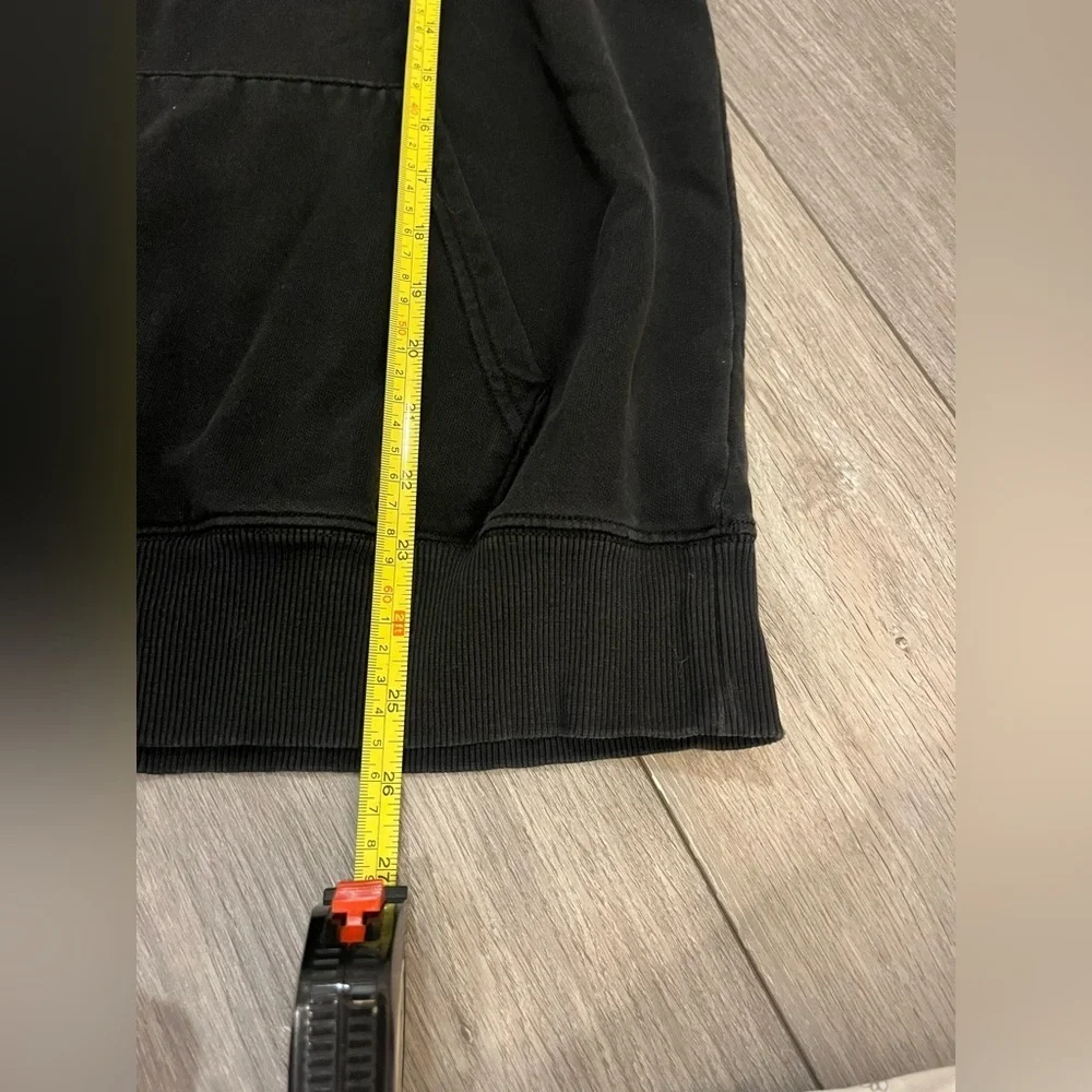 The North Face Black logo Hoodie Size